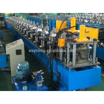 YTSING-YD-4605 Passed CE & ISO Gutter Channel Roll Forming Machine / Gutter Making Machinery